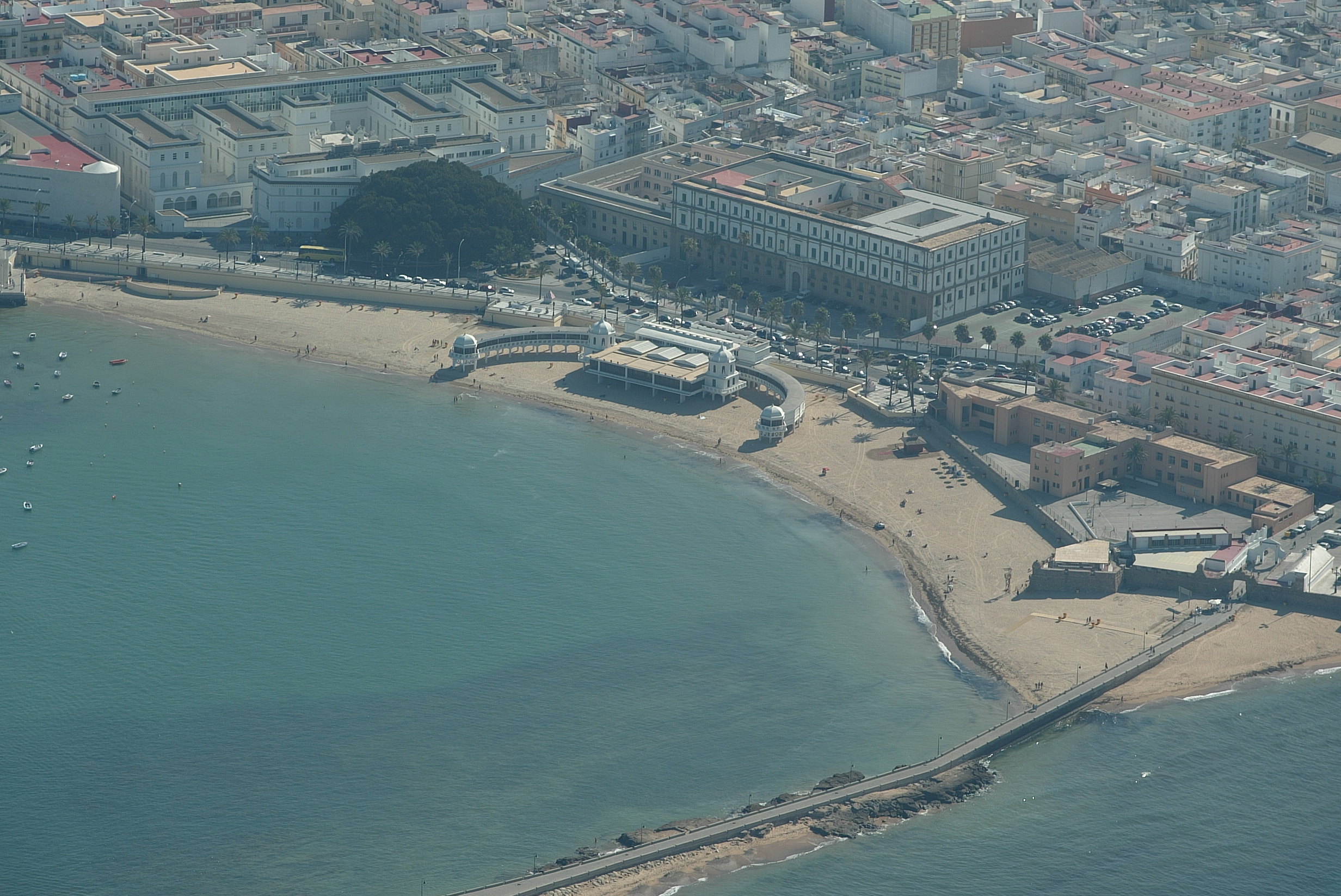 Vista aérea de Cádiz